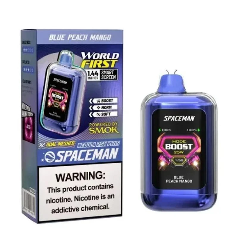 Smok Spaceman Nebula 25K Blue Peach Mango 25.000 Puffs