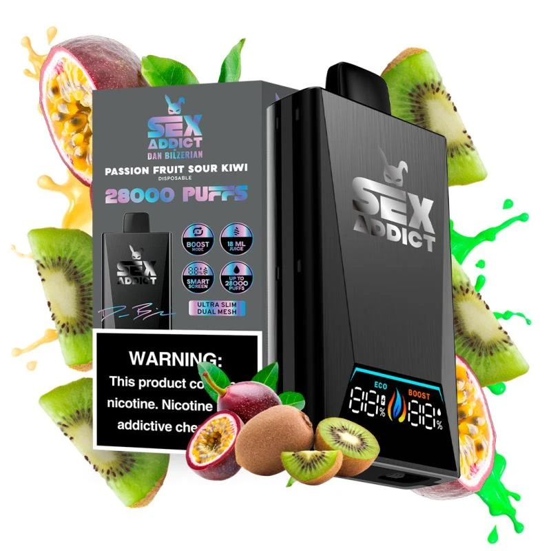 Sex Addict Black S280 Passion Fruit Sour Kiwi 28.000 Puffs