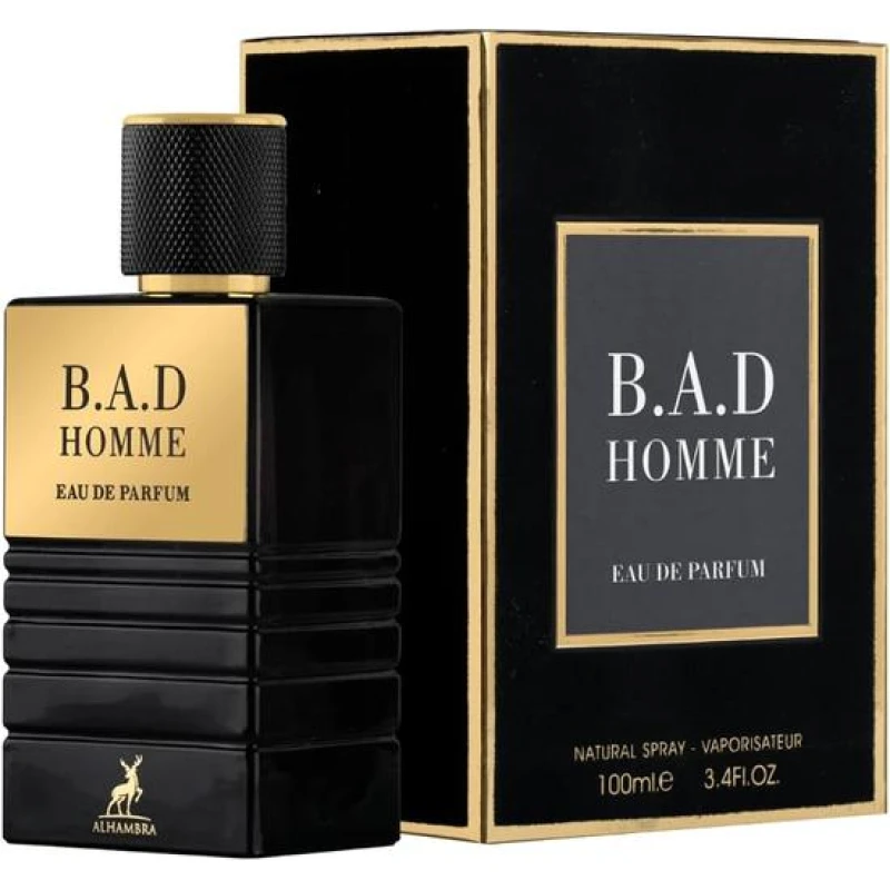 Perfume Maison Alhambra B.A.D Homme Eau de Parfum Masculino 100ML