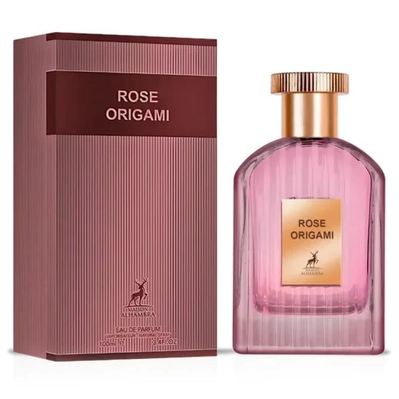 Perfume Maison Alhambra Rose Origami Eau de Parfum Feminino 100ML