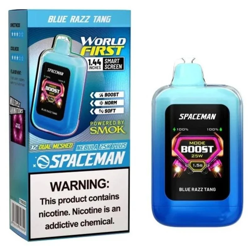 Smok Spaceman Nebula 25K Blue Razz Tang 25.000 Puffs