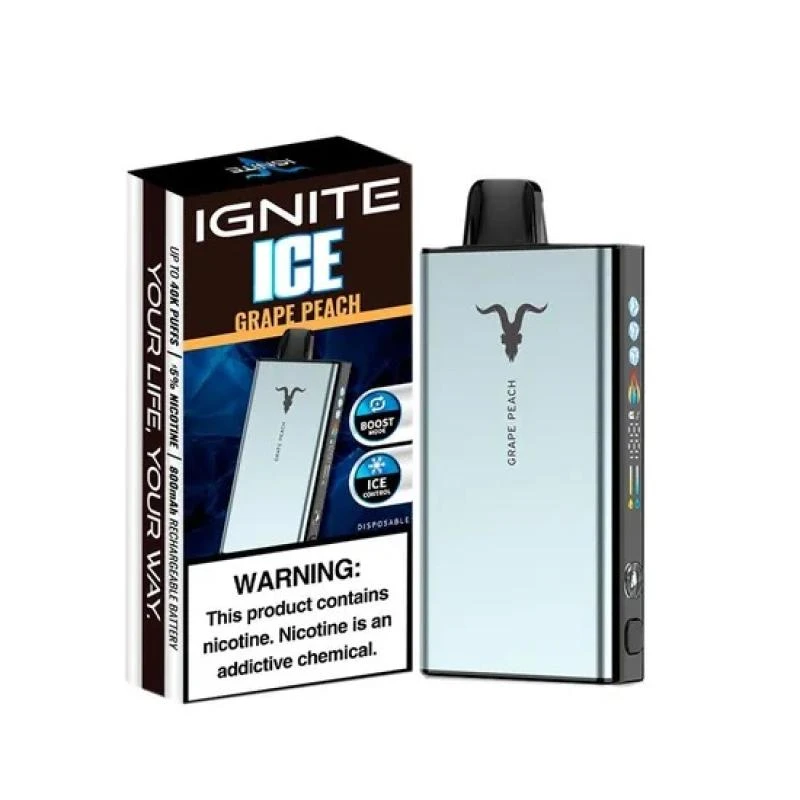 Ignite V400 Ice Grape Peach 40.000 Puffs
