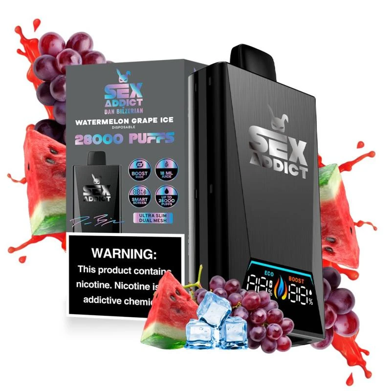 Sex Addict Black S280 Watermelon Grape Ice 28.000 Puffs