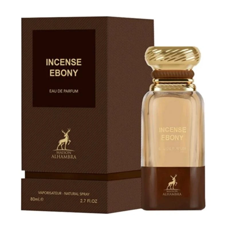Perfume Maison Alhambra Incense Ebony Eau de Parfum Unissex 80ML