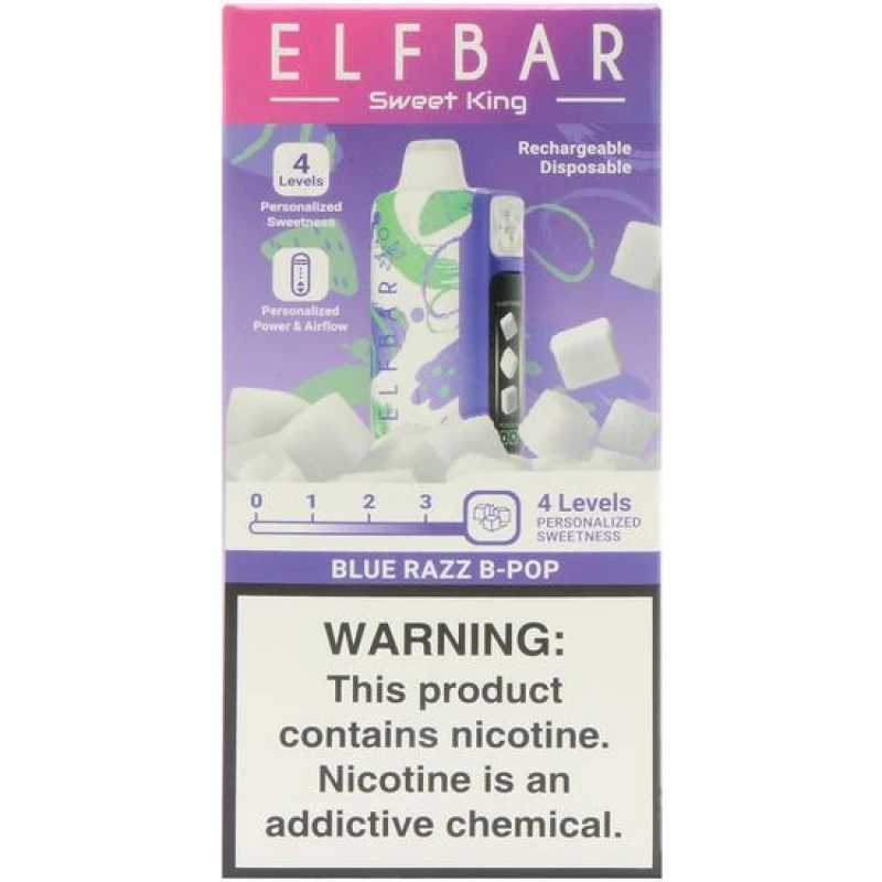 Elfbar Sweet King 40K Blue Razz B-Pop 40.000 Puffs