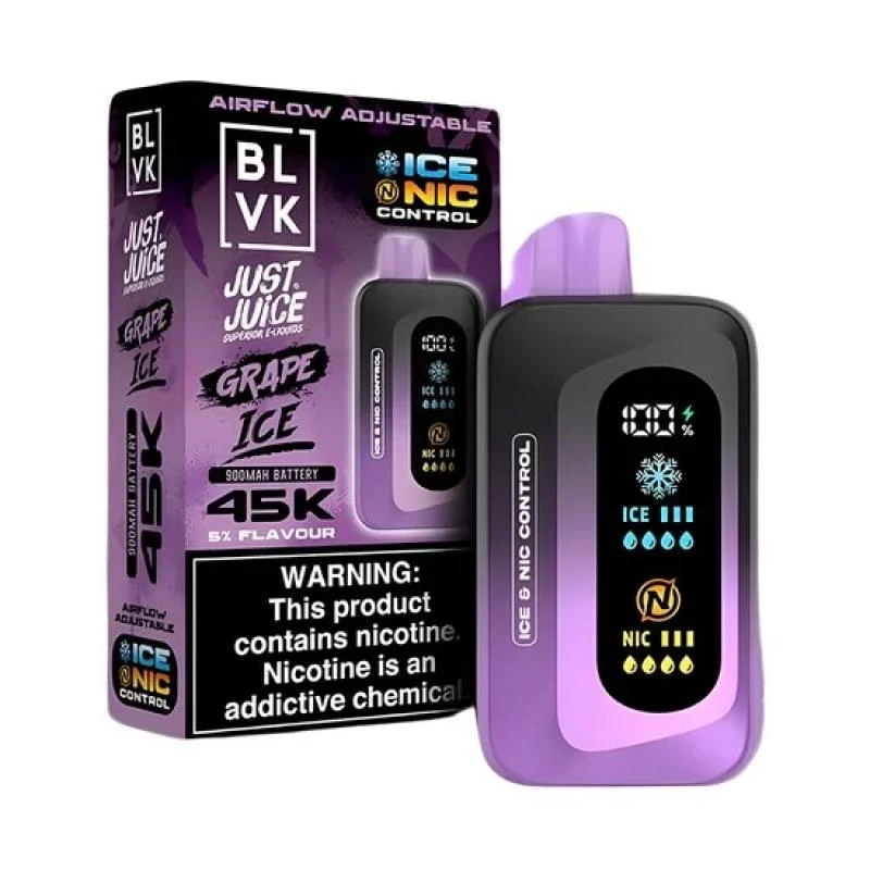 BLVK Just Juice 45K Grape Ice 45.000 Puffs