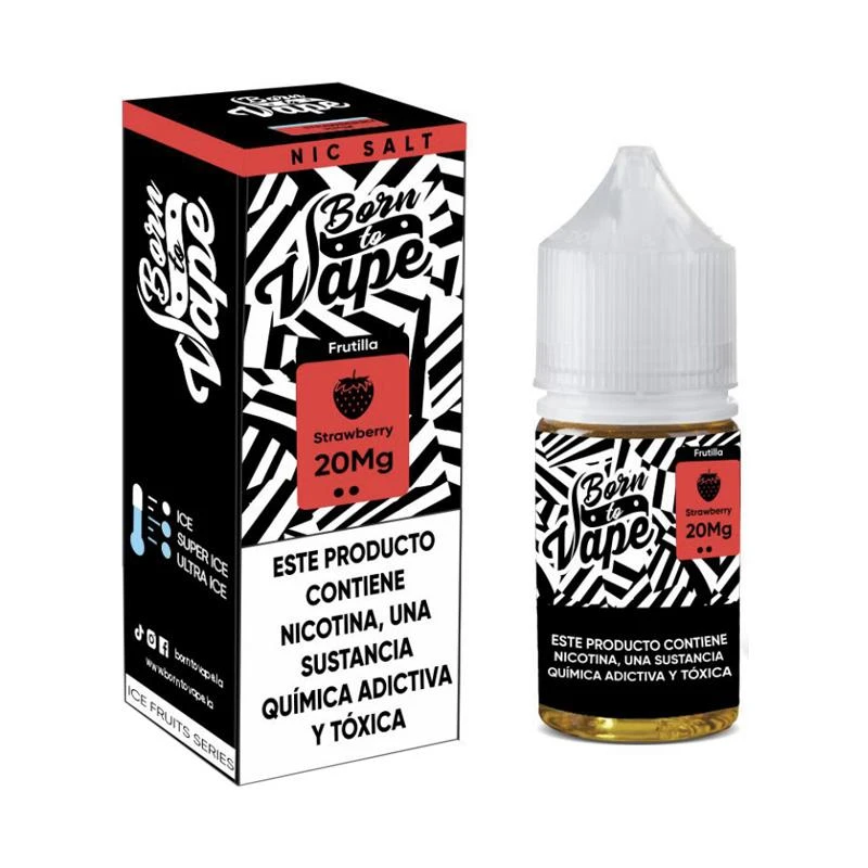 Juice Born To Vape Salt 30ml 20mg Strawberry