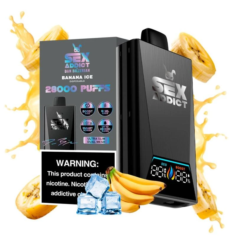 Sex Addict Black S280 Banana Ice 28.000 Puffs