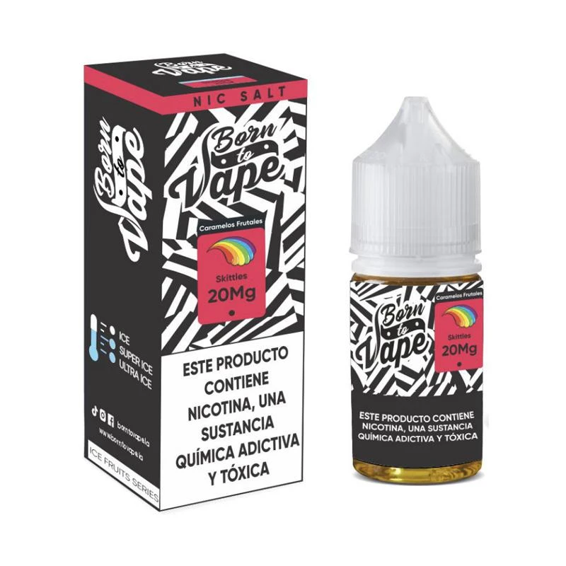 Juice Born To Vape Salt 30ml 50mg Skittles