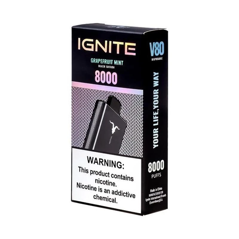 Ignite V80 Black Grapefruit Mint 8.000 Puffs