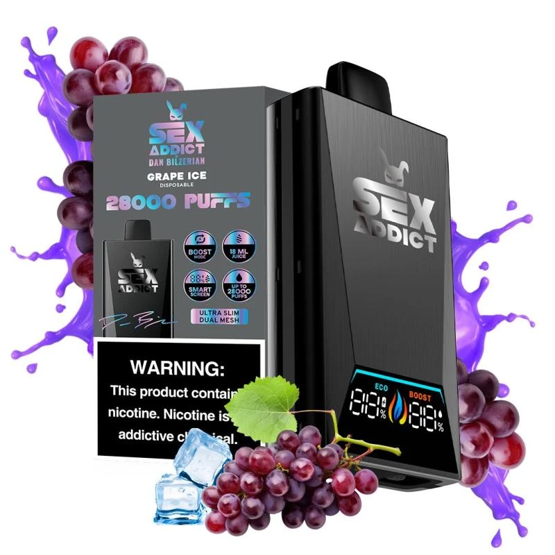 Sex Addict Black S280 Grape Ice 28.000 Puffs