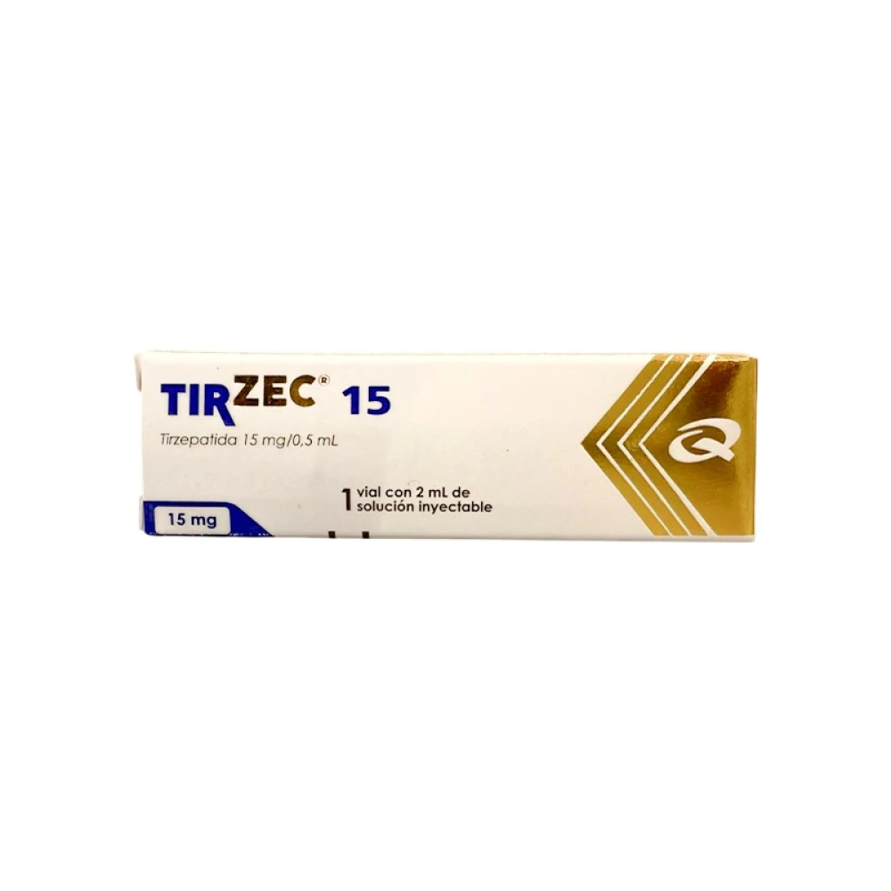 Tirzepatida Tirzec 15MG 1 vial de 2mL