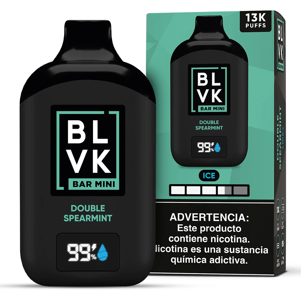 BLVK Mini Bar 13K Double Spearmint 13.000 Puffs