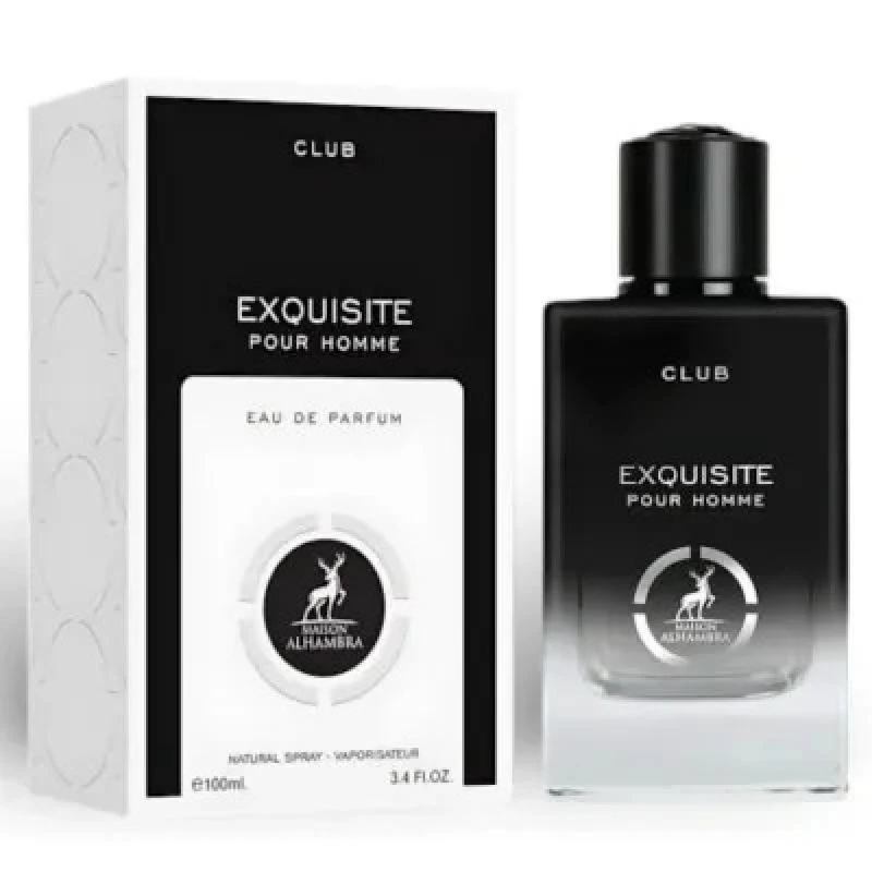 Perfume Maison Alhambra Exquisite Club Pour Homme Eau de Parfum Masculino 100ML