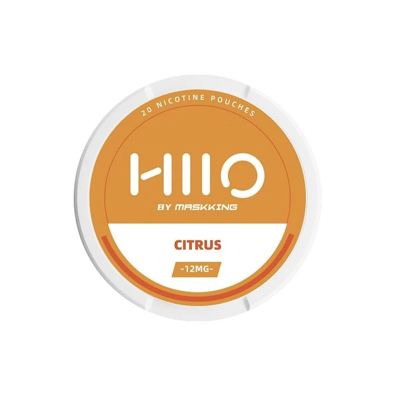 Sachês de Nicotina 6mg Hiio By Masking Citrus