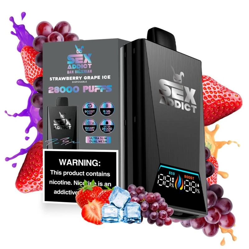 Sex Addict Black S280 Strawberry Grape Ice 28.000 Puffs
