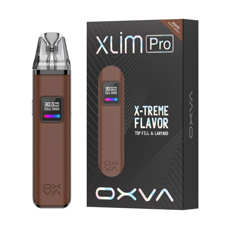 Oxva Xlim Pro Brown Leather