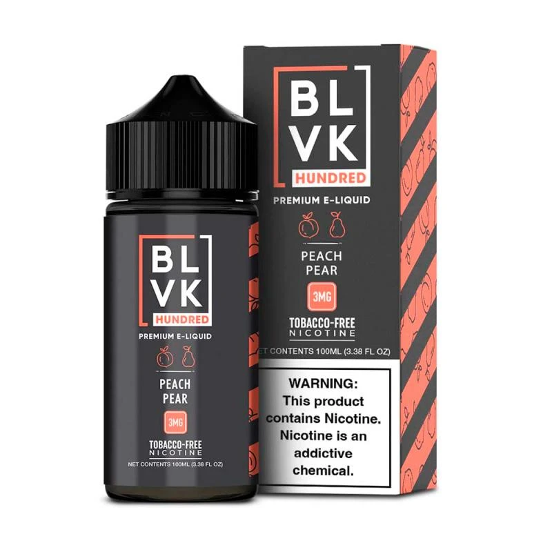 BLVK Hundreds Peach Pear 100ml 3mg