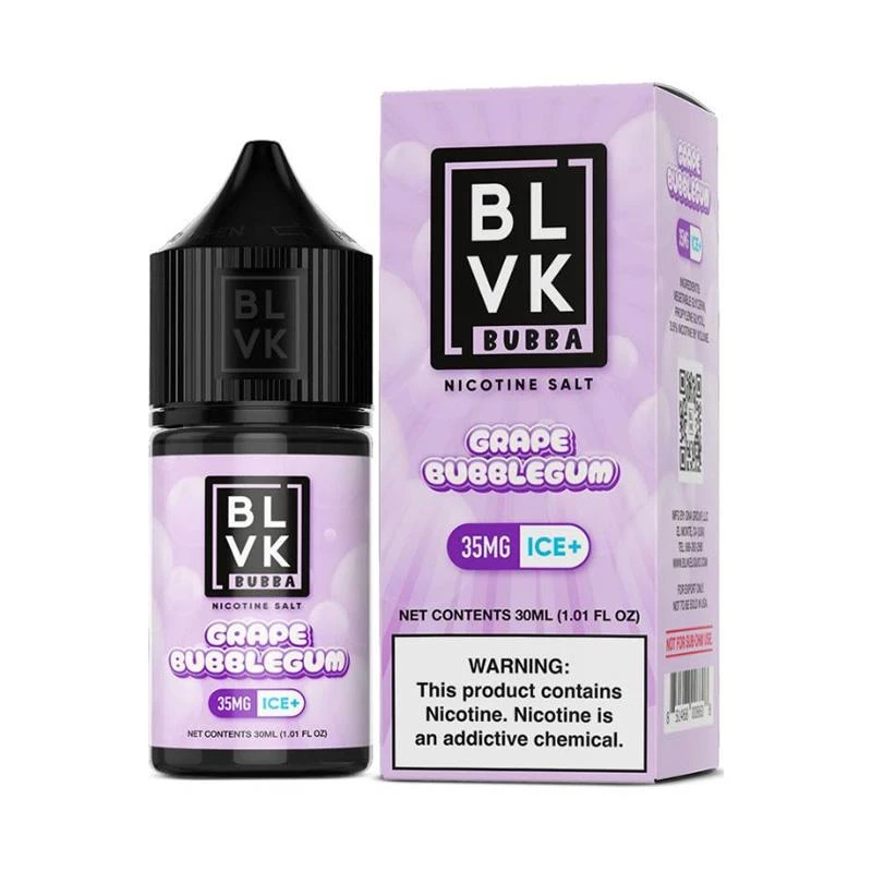 Juice BLVK Salt Bubba 35mg 30ml Grape Bubblegum