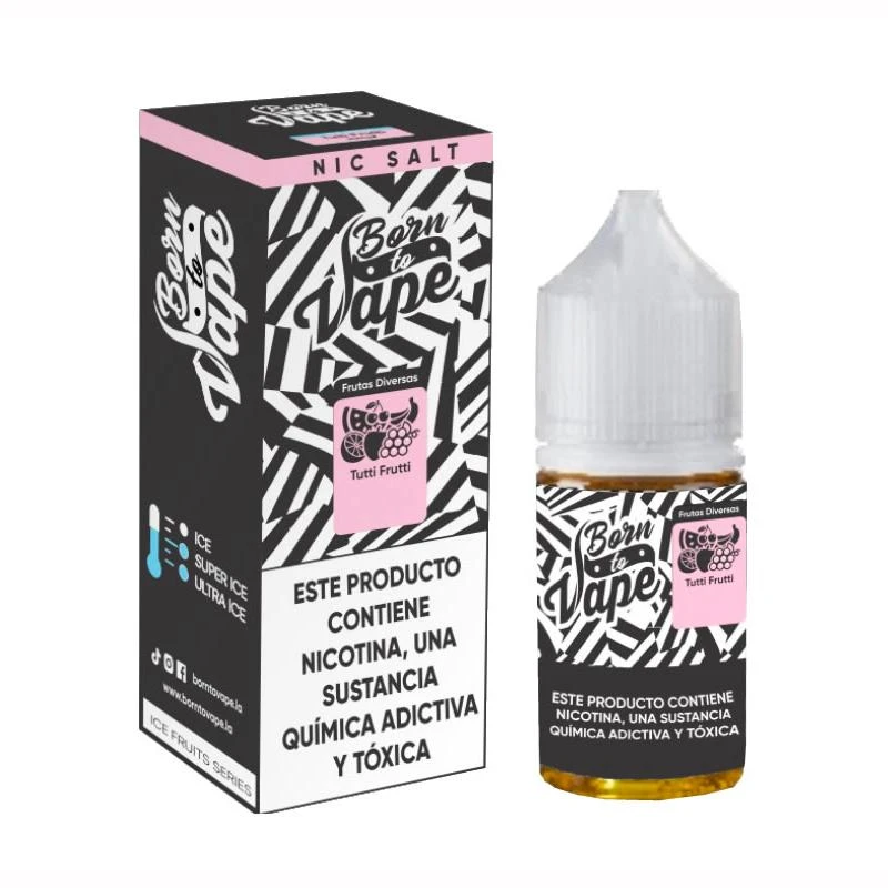 Born to Vape Salt 30ml 35MG Tutti Frutti