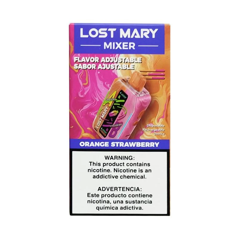 Pod Descartável Lost Mary Mixer 30K Orange Strawberry 30000 Puffs