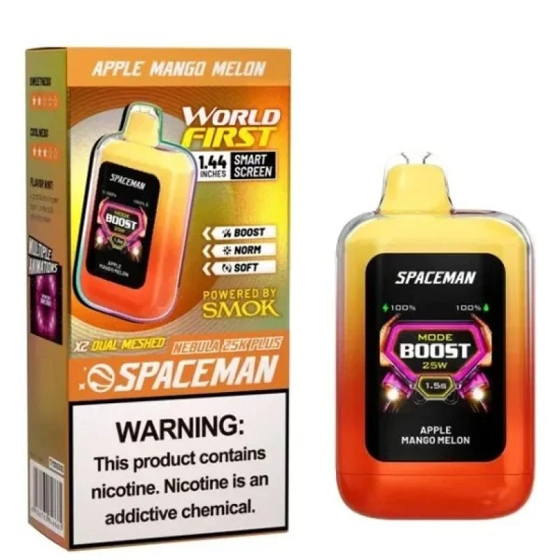 Smok Spaceman Nebula 25K Apple Mango Melon 25.000 Puffs