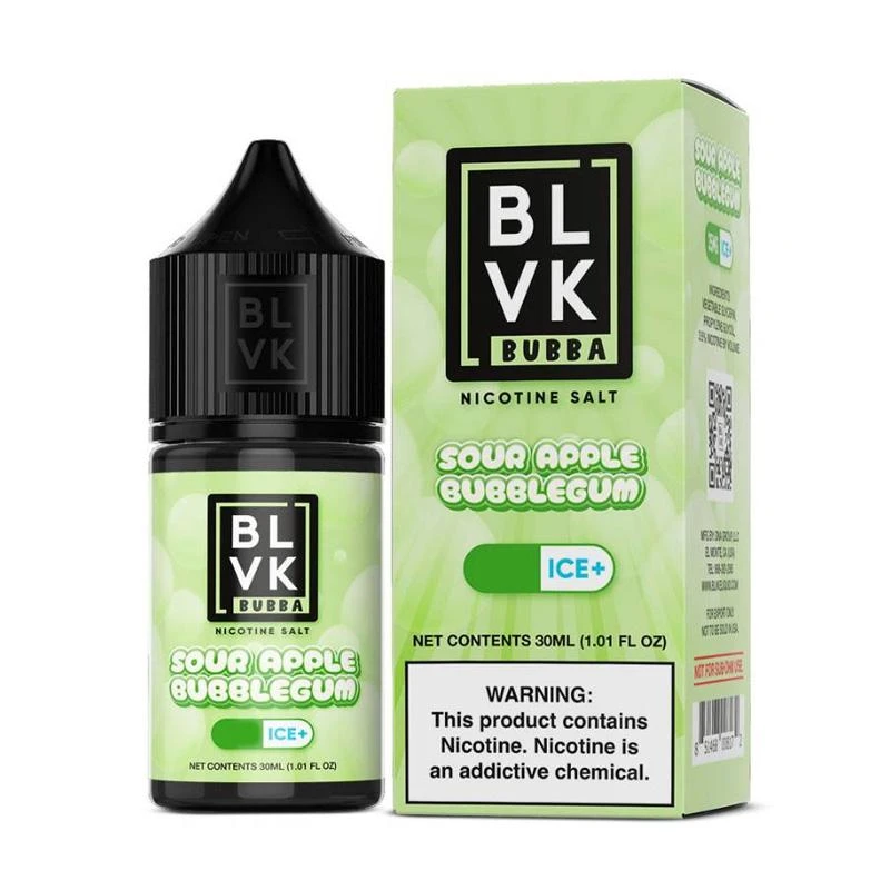 Juice BLVK Salt Bubba 35mg 30ml Sour Apple Bubblegum