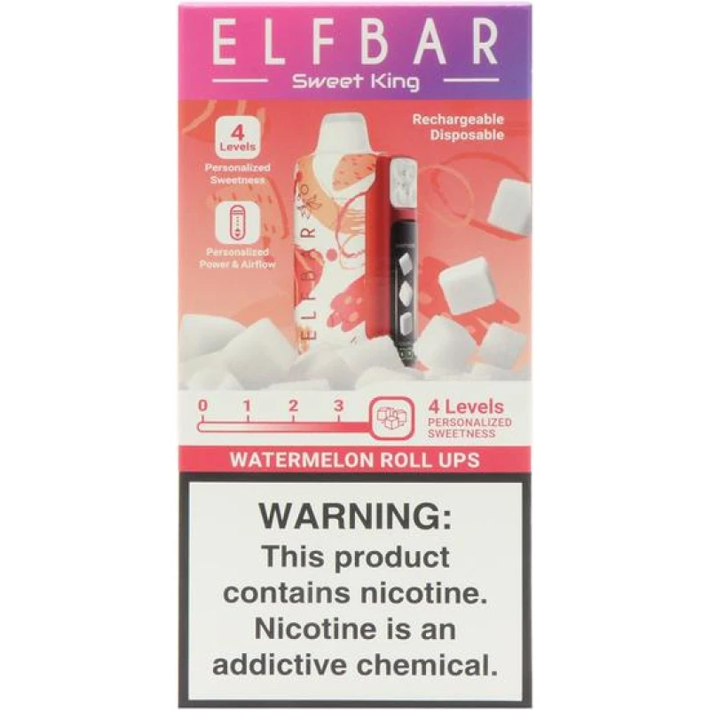Elfbar Sweet King 40K Watermelon Roll Ups 40.000 Puffs