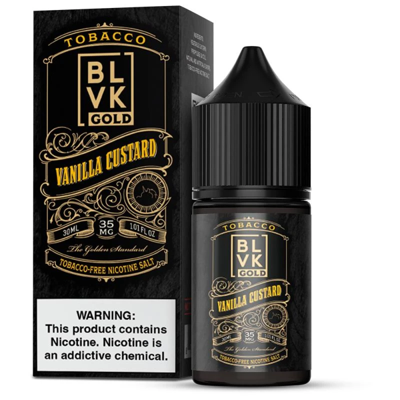 BLVK Salt Gold Vanilla Custard 30ML 35MG
