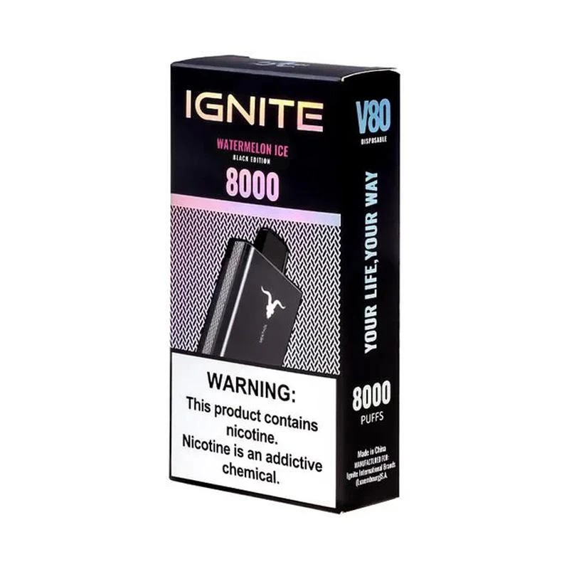 Ignite V80 Black Watermelon Ice 8.000 Puffs