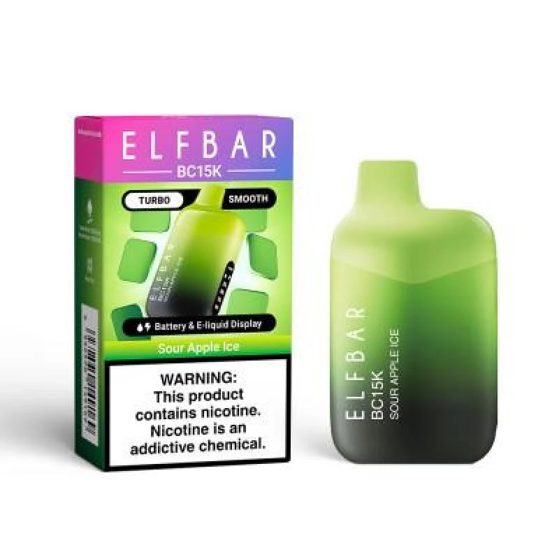 Elfbar BC 15K Sour Apple Ice 15.000 Puffs