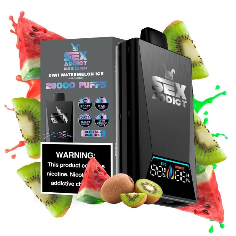 Sex Addict Black S280 Kiwi Watermelon Ice 28.000 Puffs