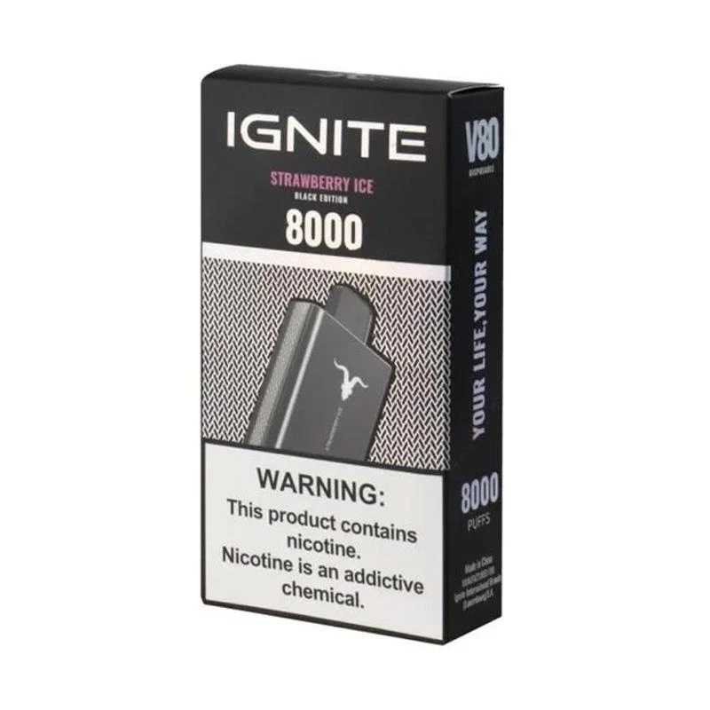 Ignite V80 Black Strawberry Ice 8.000 Puffs