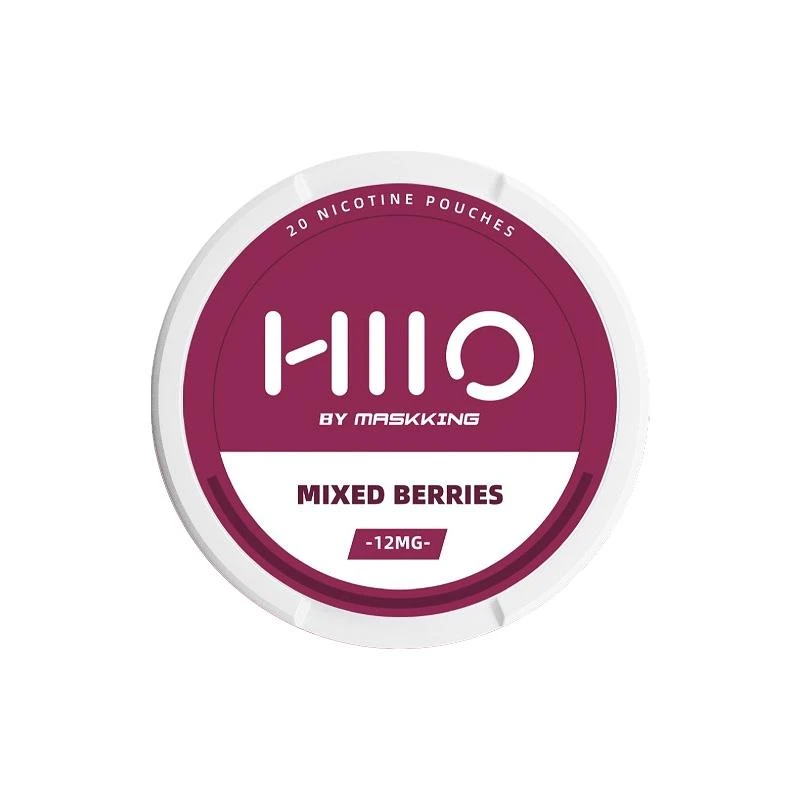 Sachês de Nicotina 6mg Hiio By Masking Mixed Beri