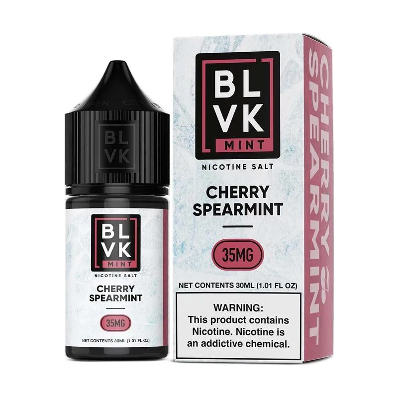 Juice BLVK Salt Mint 35mg 30ml Cherry Spearmint