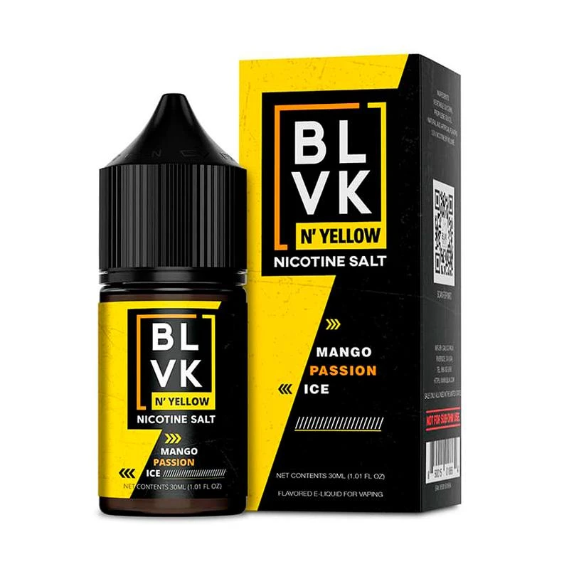 BLVK Salt Yellow 30 ml 35mg Mango Passion Ice 