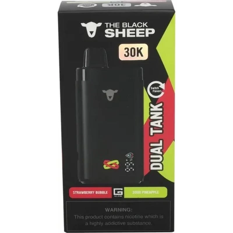 Black Sheep 30K Strawberry Bubblegum + Sour Pineapple 30.000 Puffs