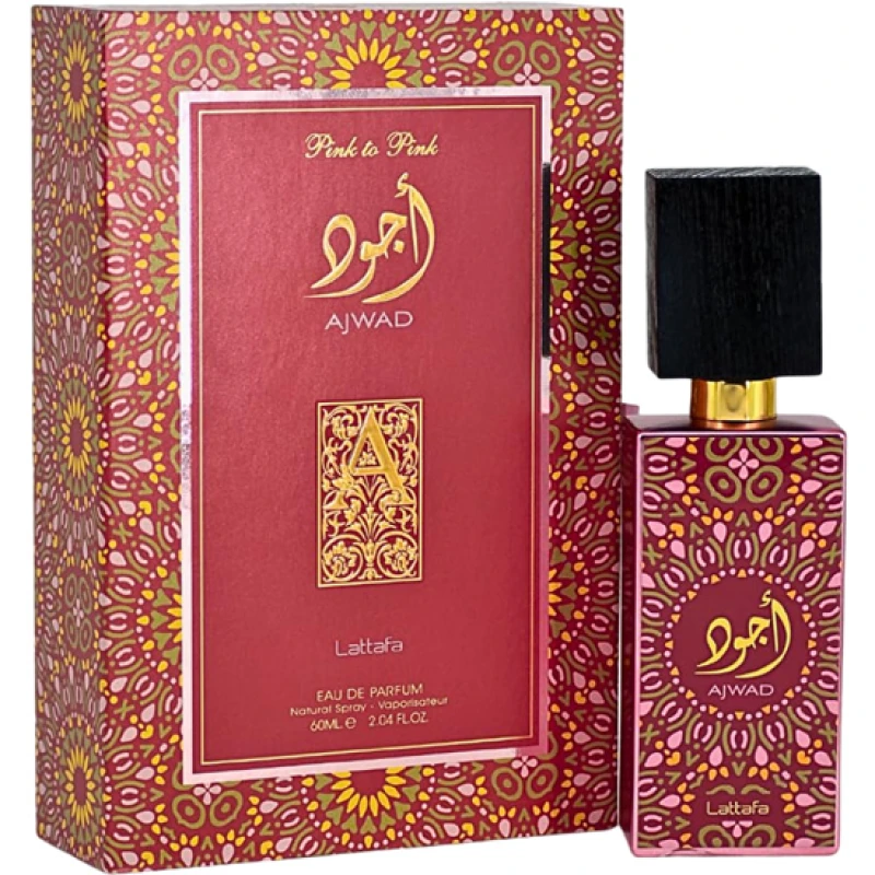 Perfume Lattafa Ajwad Pink To Pink Eau de Parfum Unissex 60ML