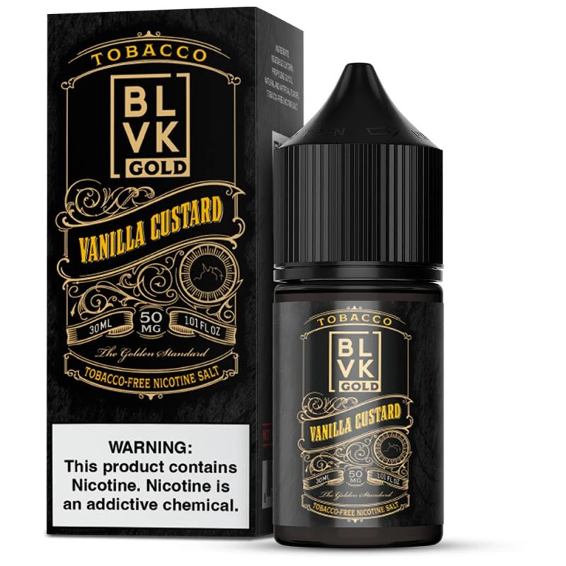 BLVK Salt Gold Vanilla Custard 30ML 50MG
