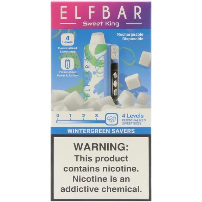 Elfbar Sweet King 40K Wintergreen Savers 40.000 Puffs