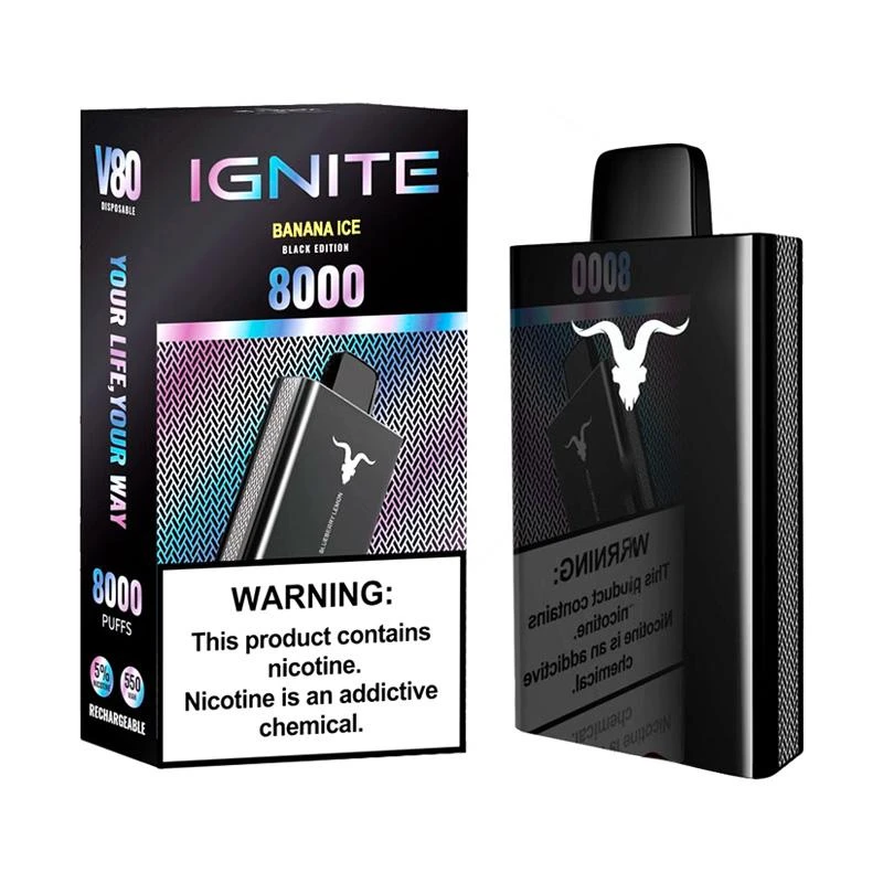 Ignite V80 Black Banana Ice 8.000 Puffs