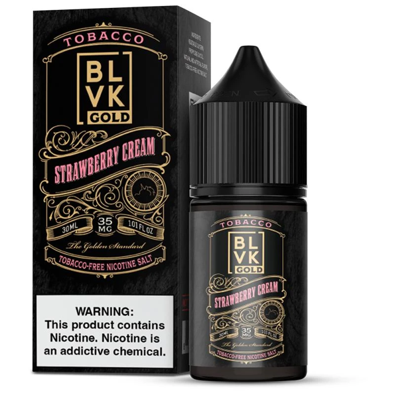 BLVK Salt Gold Strawberry Cream 30ML 35MG