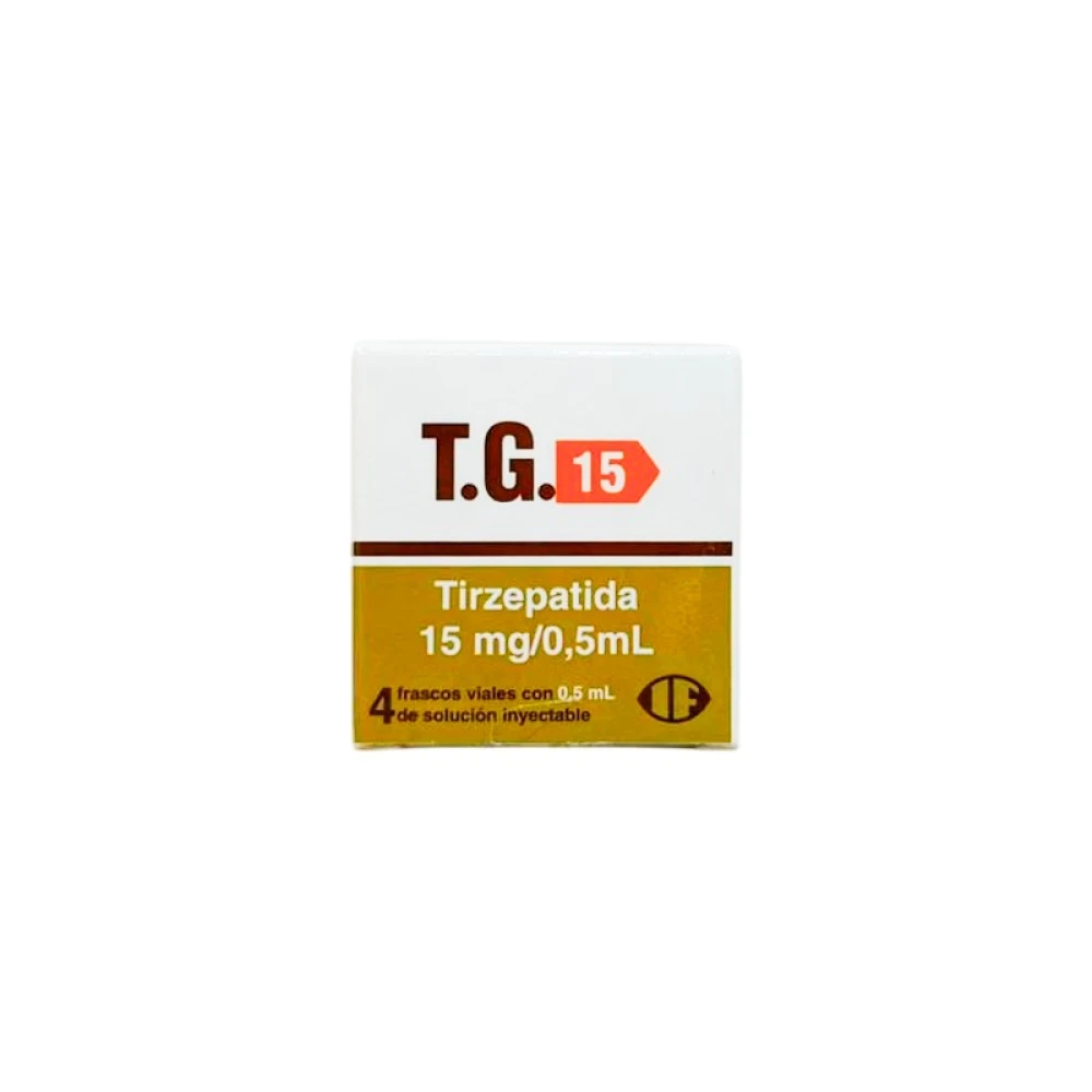 Tirzepatida TG 15MG 4 viales 0,5 mL