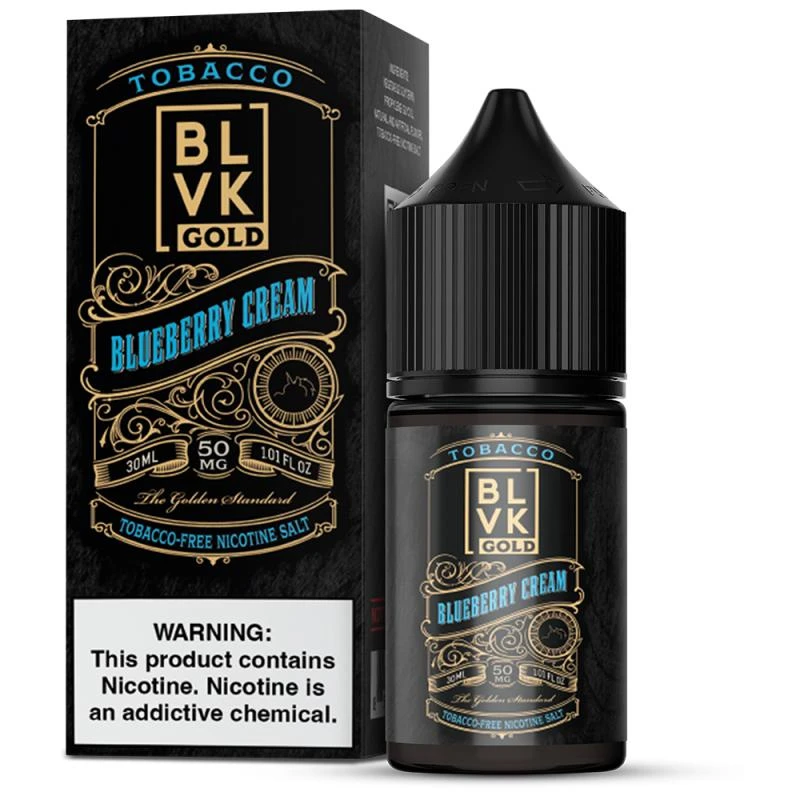 BLVK Salt Gold Blueberry Cream 30ML 50MG
