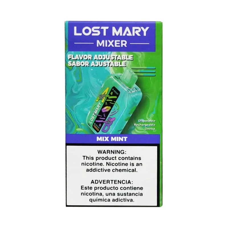 Pod Descartável Lost Mary Mixer 30K Mix Mint 30000 Puffs