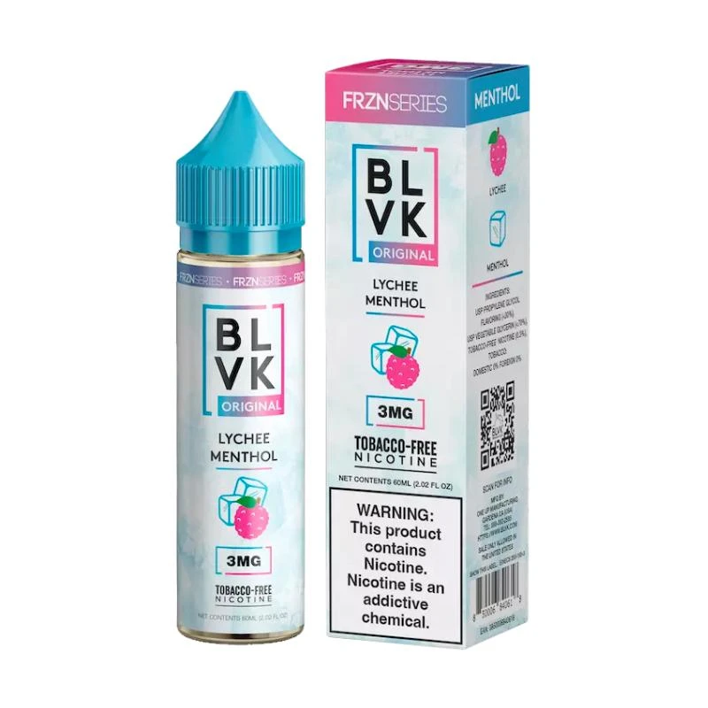 BLVK Original Lychee Menthol 60ml 3MG