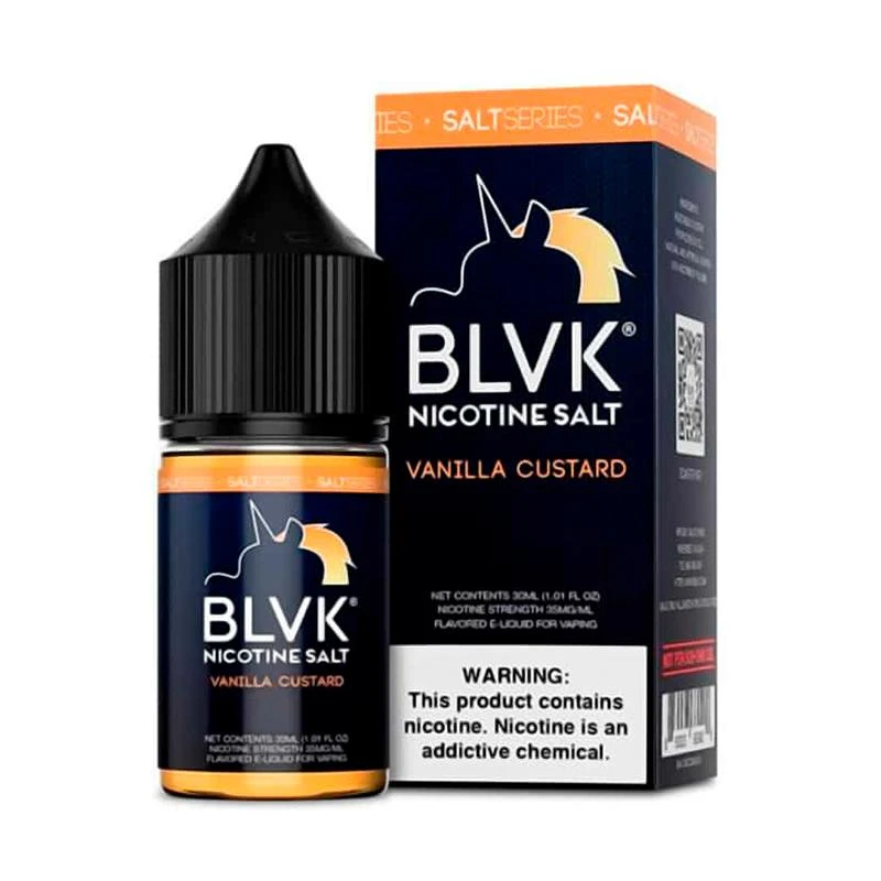 BLVK Salt 30ml 35mg Vanilla Custard 