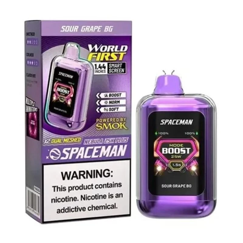 Smok Spaceman Nebula 25K Sour Grape BG 25.000 Puffs