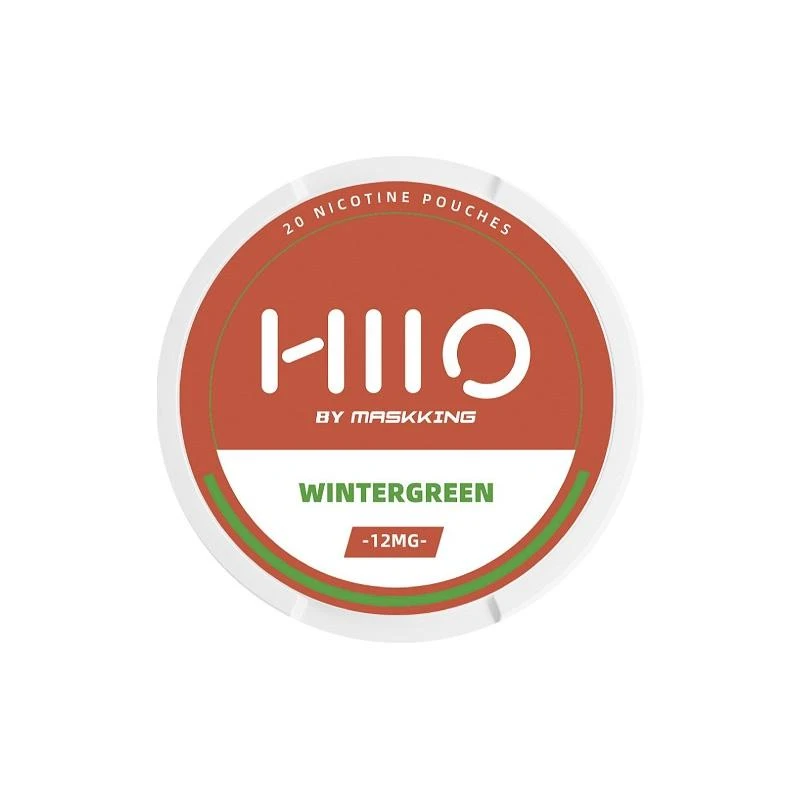 Sachês de Nicotina 6mg Hiio By Masking Wintergreen