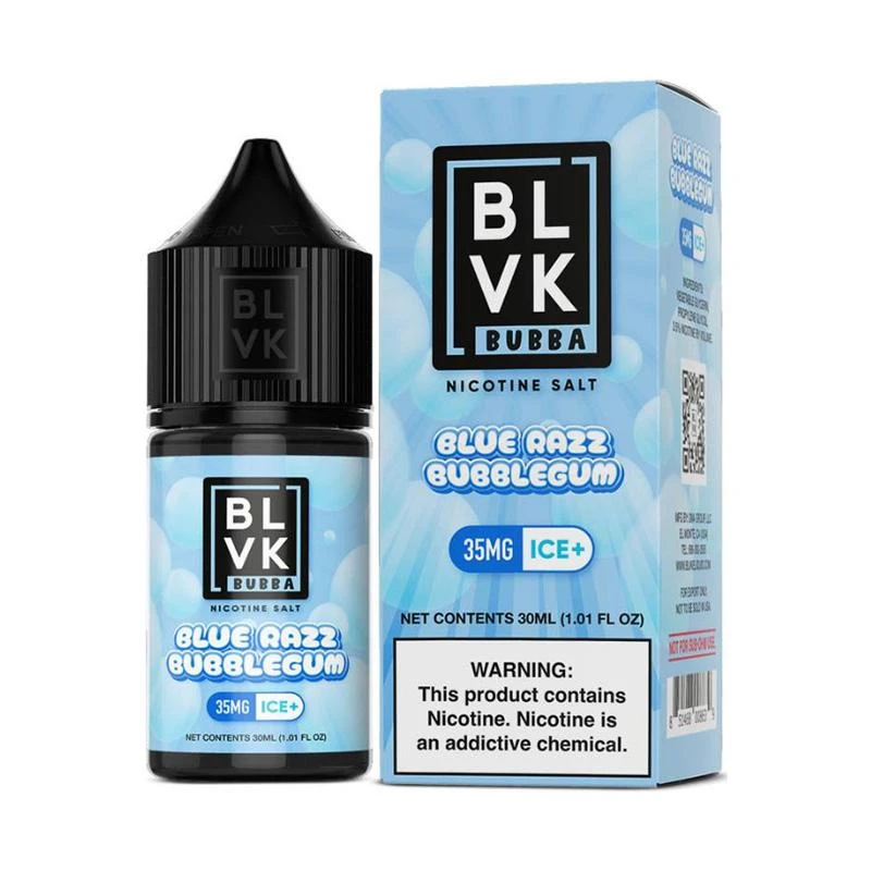Juice BLVK Salt Bubba 35mg 30ml Blue Razz Bubblegum